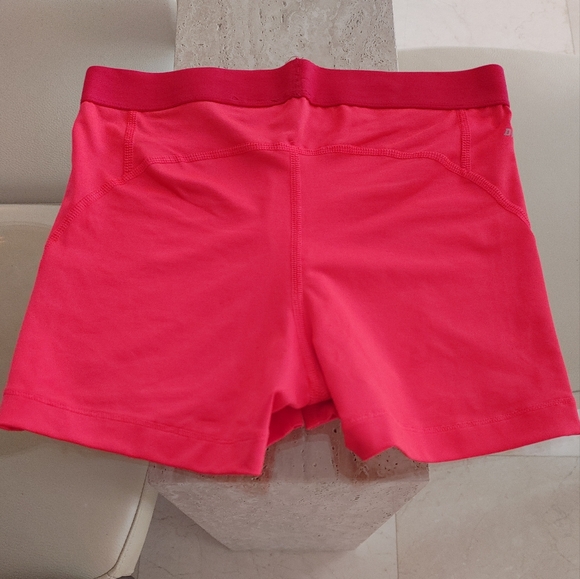 Nike Pro Shorts - Pink with purple lettering - Medium - Picture 3 of 7